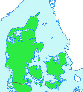 Nordjylland
Østjylland
Vestjylland
Sønderjylland
Fyn
Sjælland
Lolland/Falster/Møn
Tyskland