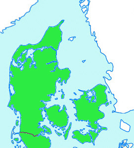 Nordjylland
Østjylland
Vestjylland
Sønderjylland
Fyn
Sjælland
Lolland/Falster/Møn
Tyskland